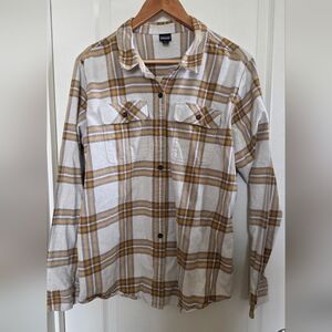 Patagonia Fjord Flannel Cream, Yellow